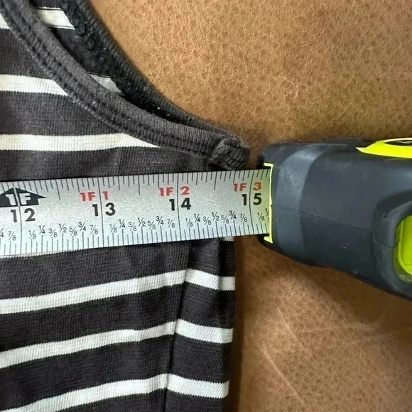 Current/Elliott The Louella Tank Striped Dress Size 0 - XS - Picture 5 of 8